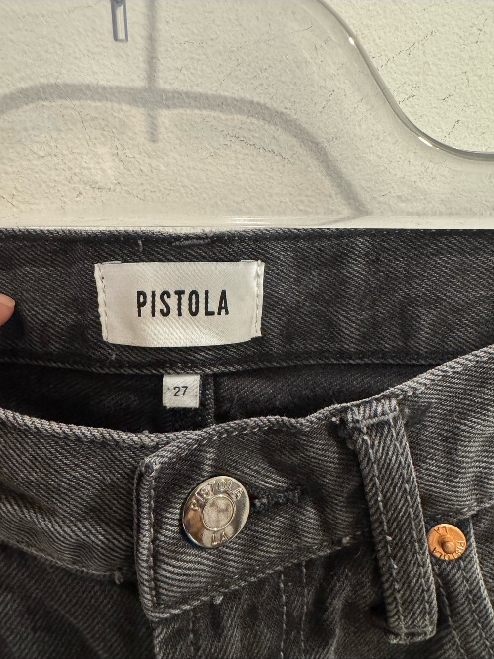 Pistola Black Relaxed Straight Jeans - Picture 2 of 5